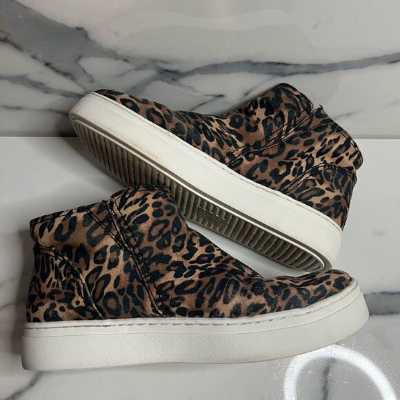 Naturalizer | Women's Black Brown Leopard Print Celeste Sneaker Sz 6.5 - Picture 5 of 8